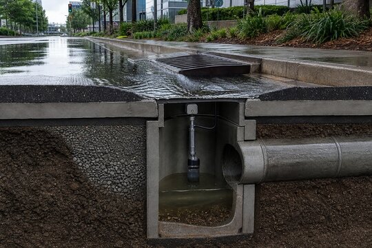 Smart Storm Drain Monitoring Urban Runoff and Detecting Blockages With Integrated Sensors