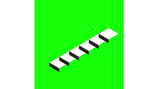 Infinite Staircase Loop Animation &ndash; Impossible 3D Optical Illusion and Motion Design