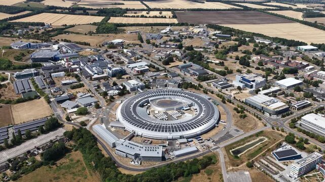 Aerial View of Diamond Light Source at Harwell Science Campus