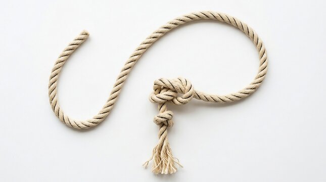 Rope with knot