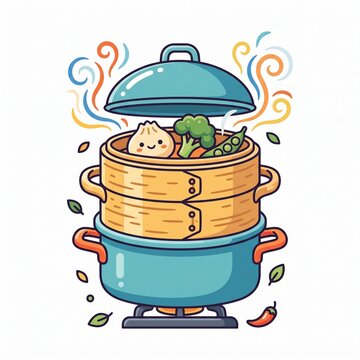 Cute Dim Sum Steamer