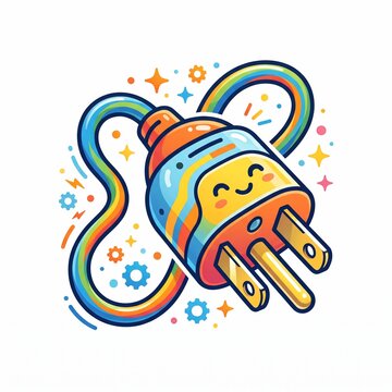 cute electrical plug