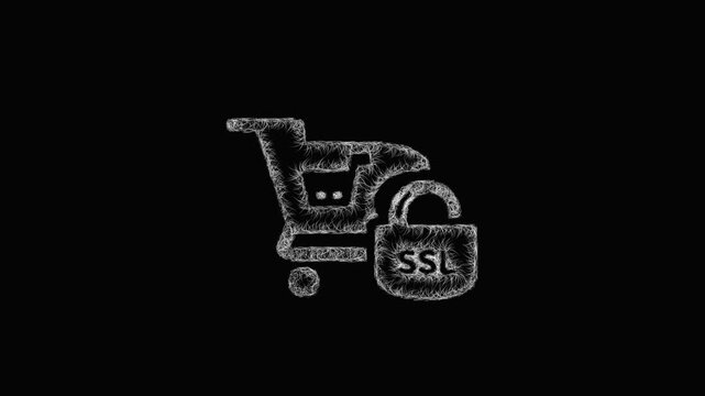 Sketch ssl secure payment icon animation - smooth progressive reveal