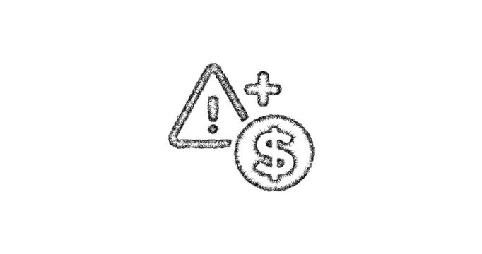 Sketch overage charge icon animation - smooth progressive reveal