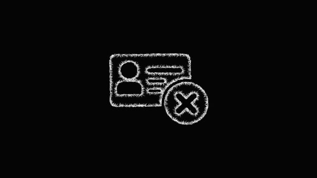 Sketch subscription canceled icon animation - smooth progressive reveal