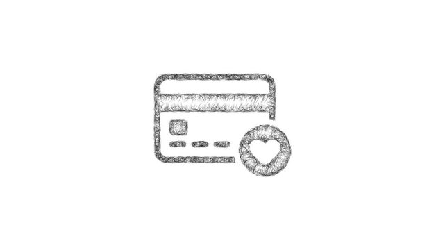 Sketch saved payment method icon animation - smooth progressive reveal