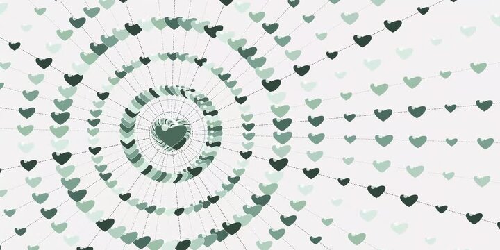 Abstract 4K motion graphics loop with glowing geometric shapes and neon light trails