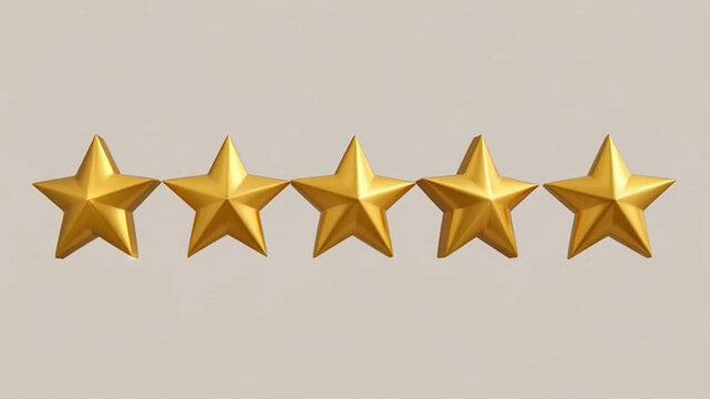 Golden starfish arranged in a symmetrical star pattern on white background.