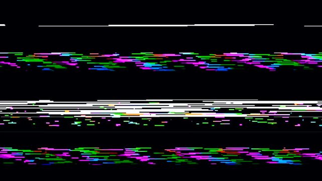 Frame Glitch Transition Overlay Video Frame Distortion Effect