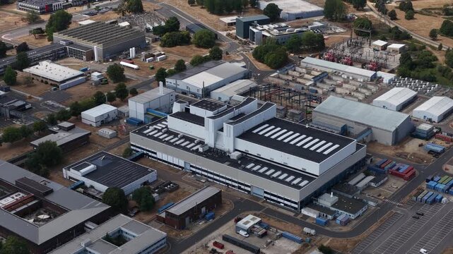 Aerial View of Harwell Science and Innovation Campus in Oxfordshire