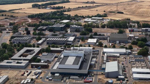 Aerial View of Harwell Science and Innovation Campus in Oxfordshire