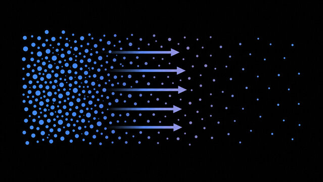 Fick's Law of Diffusion Concentration Gradient Flux