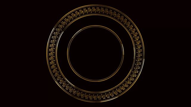 golden ring with diamonds ornament background