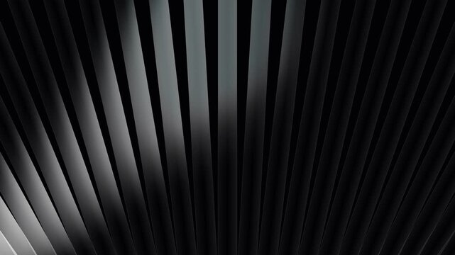 Abstract black and white geometric lines animation