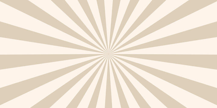 Groovy retro sun burst pattern with wavy orange and yellow background. Sunshine burst grunge effect. Y2k vintage abstract sun adds energy. Horizontal composition for trendy decorative accent