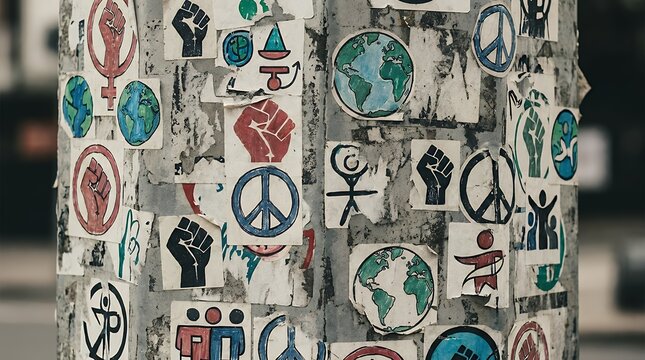 Protest stickers. Social activism and public demonstration design elements. Activism protest stickers. Public demonstration elements. background protest activism sticker demonstration movement social