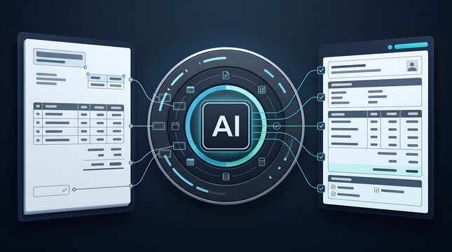 Automated data entry process using artificial intelligence to extract information from digital forms and spreadsheets