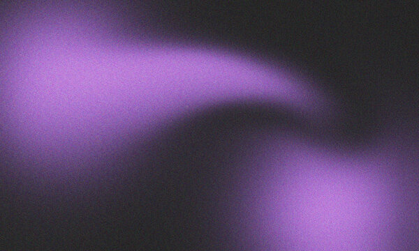 Abstract purple light haze with grain texture for elegant moody digital media design.