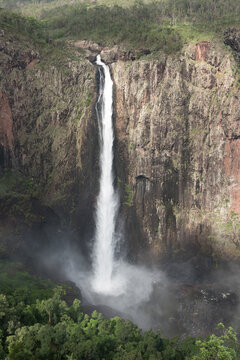 The Wallaman Falls, a cascade and horsetail waterfall on the Stony Creek, is located in the UNESCO Australia.