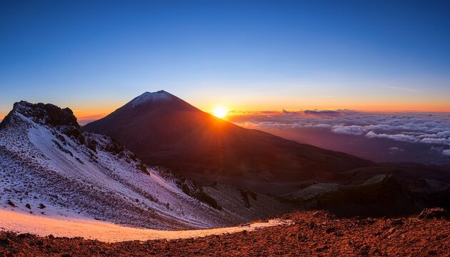 pico de orizaba sunrise