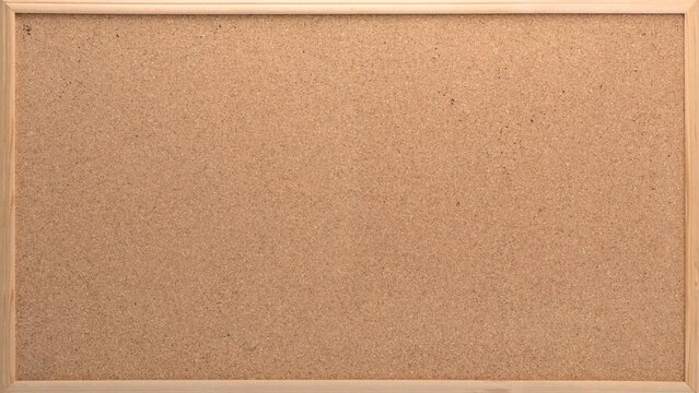 cork board isolated on white