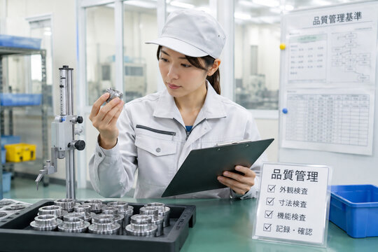 品質管理・製造業・検品・寸法検査