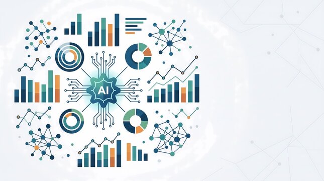 AI Enterprise Data Intelligence Ecosystem with Analytics and Charts