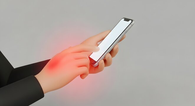 Hand Pain and Finger Strain from Prolonged Smartphone Typing and Repetitive Touchscreen Use