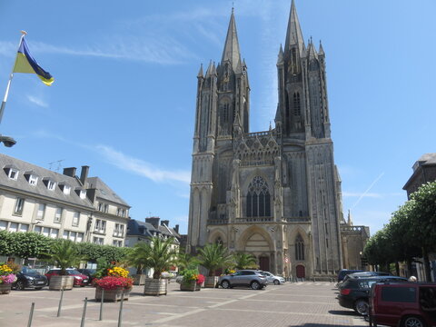 Cath&eacute;drale de Coutances, Manche, Cotentin, Normandie, France