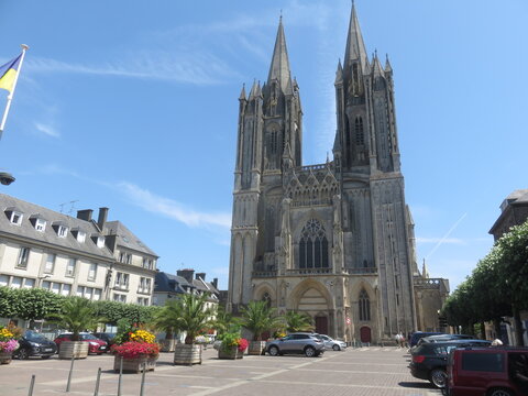 Cath&eacute;drale de Coutances, Manche, Cotentin, Normandie, France