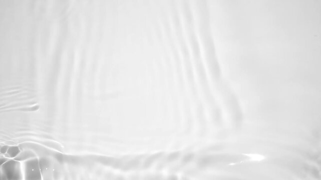 Abstract white transparent water shadow surface texture natural ripple background