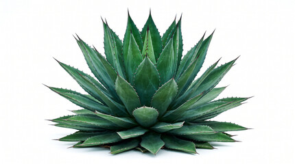 Fototapeta premium group of agave plants isolated on transparent background cut