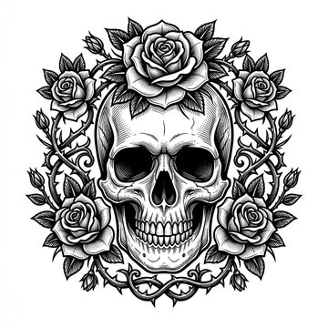 Halloween skull