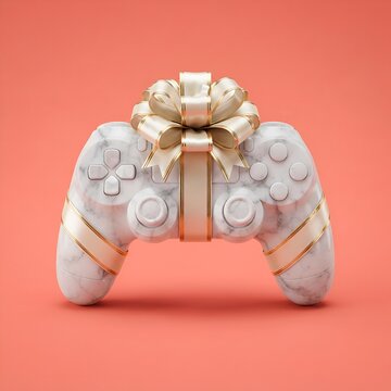 Manette marbre, Jeu pr&eacute;cieux avec ruban cadeau
