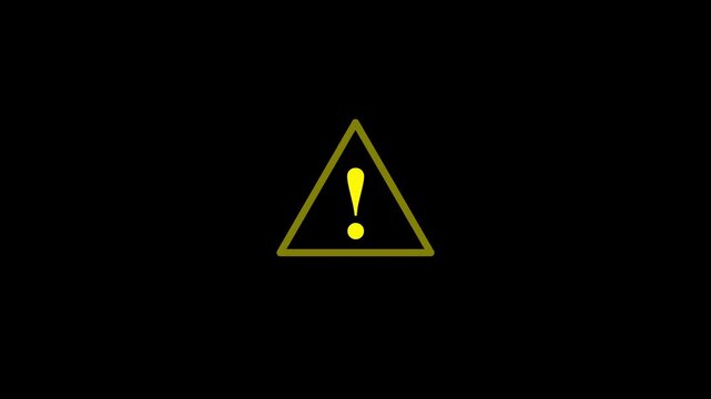Alert warning sign Exclamation symbol, danger signal icon, signal alert risk safety danger road warning sign sign symbol