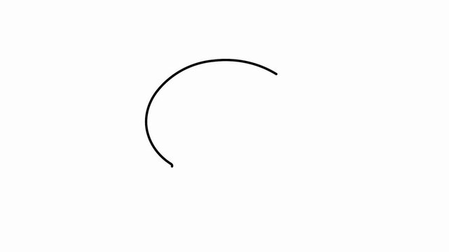 Speech bubble chat animation motion graphics loop