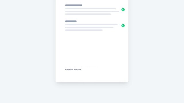 Modern digital contract agreement interface with progress scanner line for efficient online review and approval.