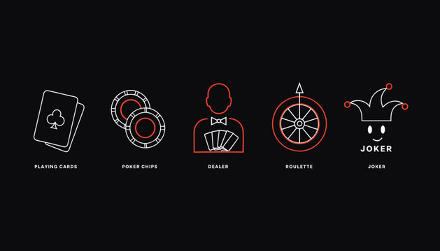 Different types logo vector illustration