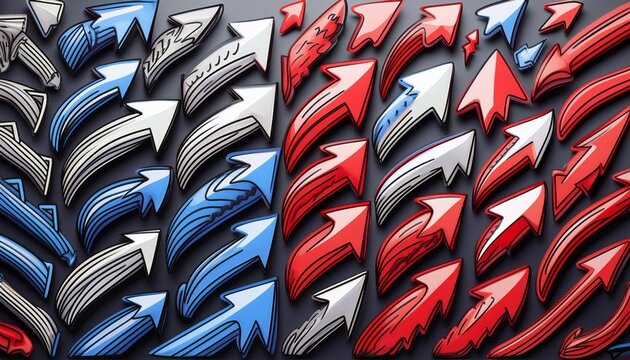 assorted hand drawn arrows in red blue and black keywords arrow hand drawn doodle curved