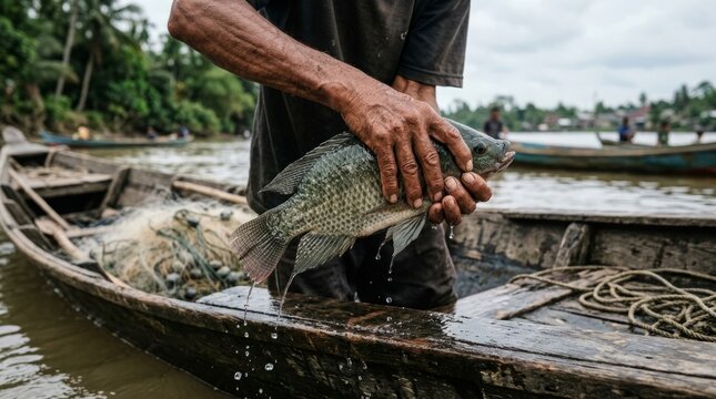 Fresh Tilapia Mujaer Fish