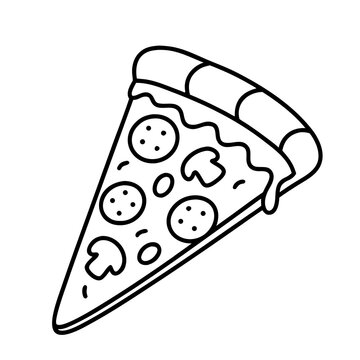 vector illustration of pizza