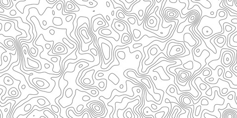Fototapeta premium Abstract minimal contour map line pattern background, with smooth flowing lines and variable spacing, for backdrop, packaging and web design.
