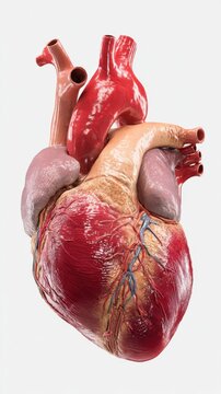 Realistic Human Heart Anatomy Model
