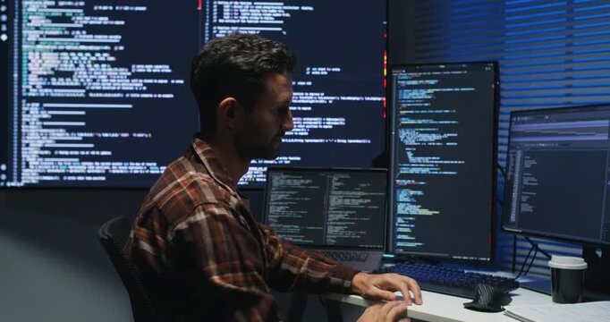 Computer programmer evaluates model outputs, discusses training data and deployment strategies.