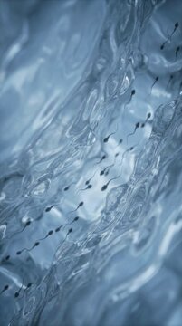 Cellular life commence: human reproduce, sperm navigate, internal view, fertilize process, embryo develop, female system, realistic journey, biologic change.