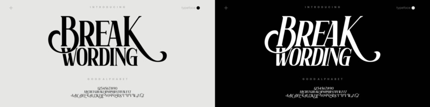 Decorative Serif Font for Vintage Logo Fashion and Elegant Branding