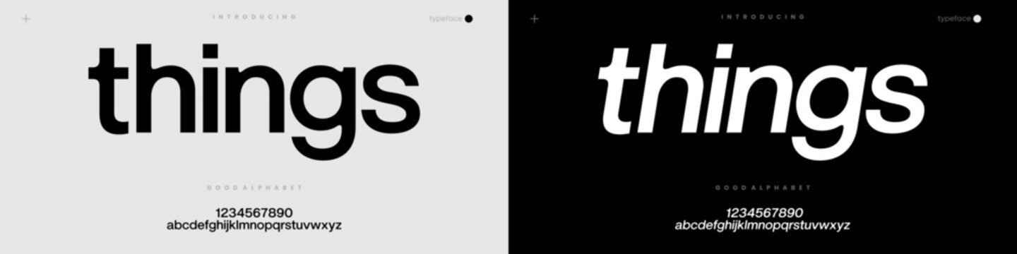 Modern Sans Serif Font for Branding Editorial and Minimal Typography