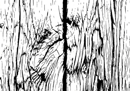 Weathered wood grain texture vector illustration with distressed rustic timber patterns