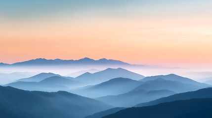 Fototapeta premium Beautiful Natural Landscape Panorama for Travel, Tourism, Eco, and Commercial Advertising Background