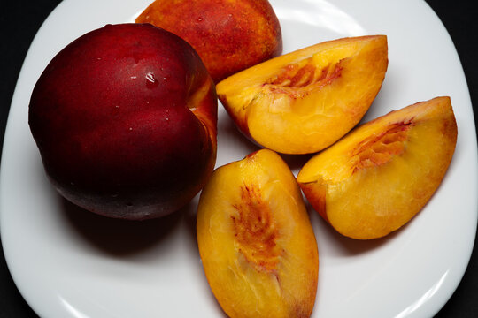 The nectarine peach (commonly called a nectarine)